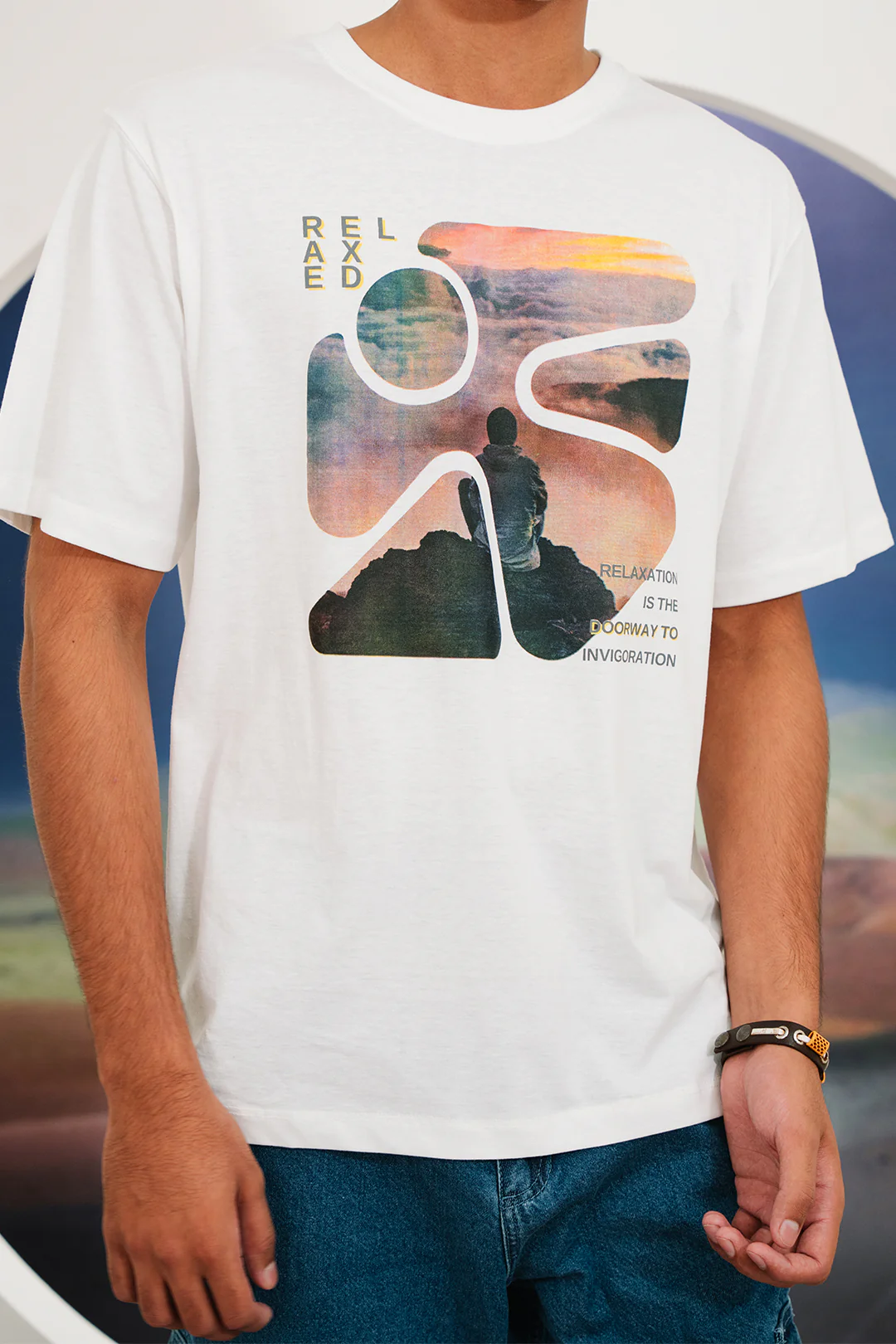 Relax Graphic T-Shirt - X030 - Image 4