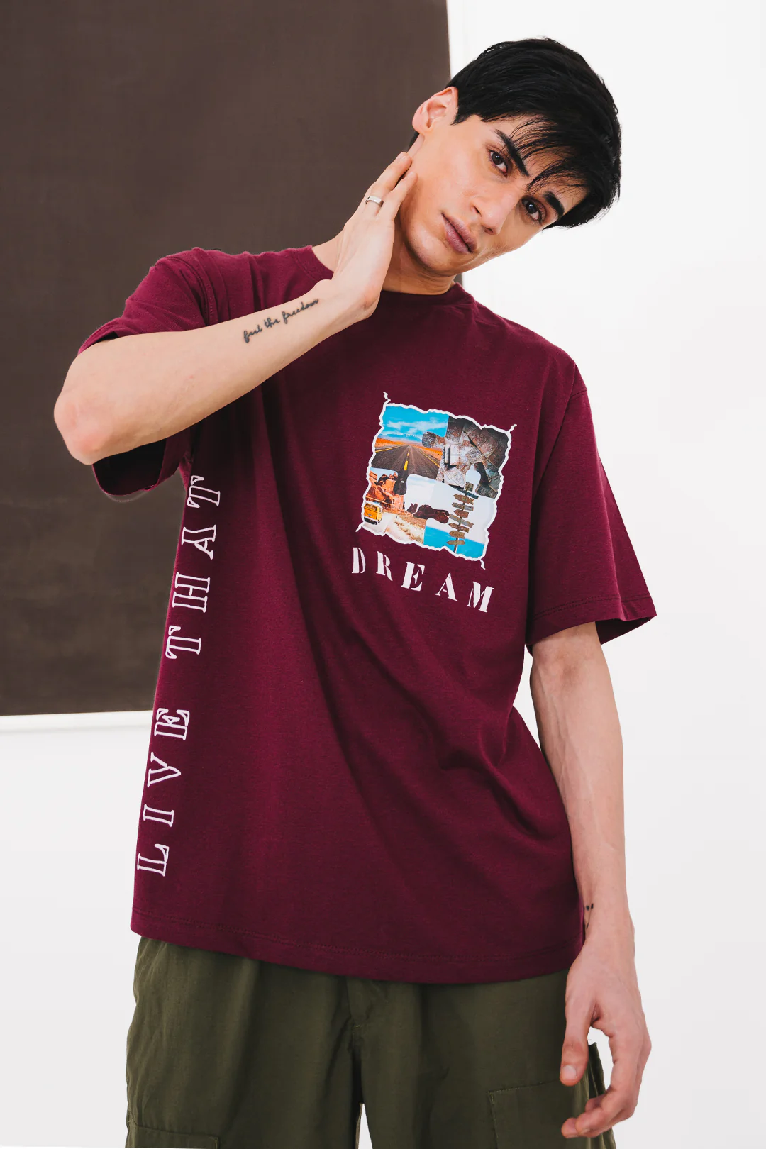 Relax Graphic T-Shirt - X093 - Image 4