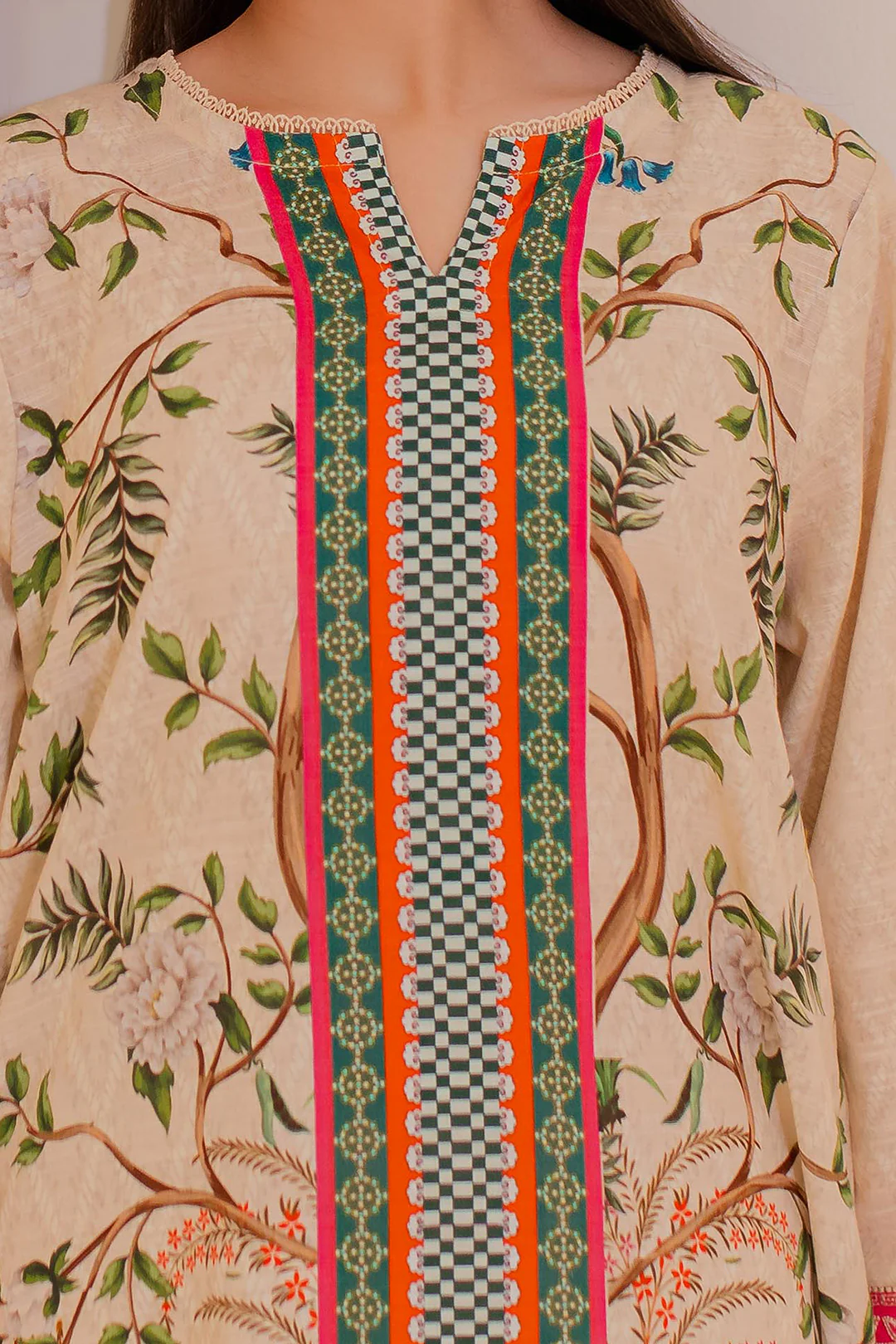 Embroidered Kurta - 3052 - Image 4