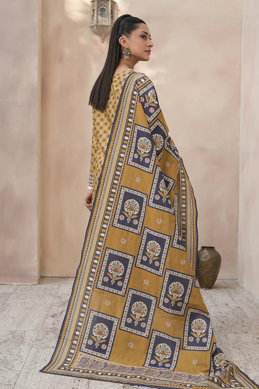 Embroidered Shirt Dupatta - 0352 - Image 3