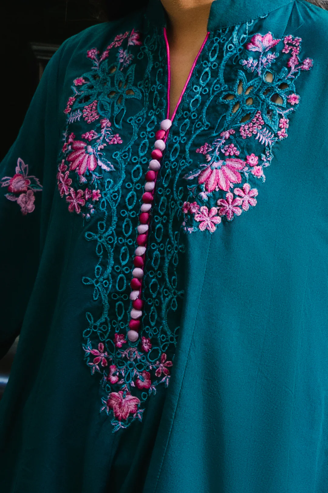 Embroidered Shirt Shalwar Dupatta - 0329 - Image 4