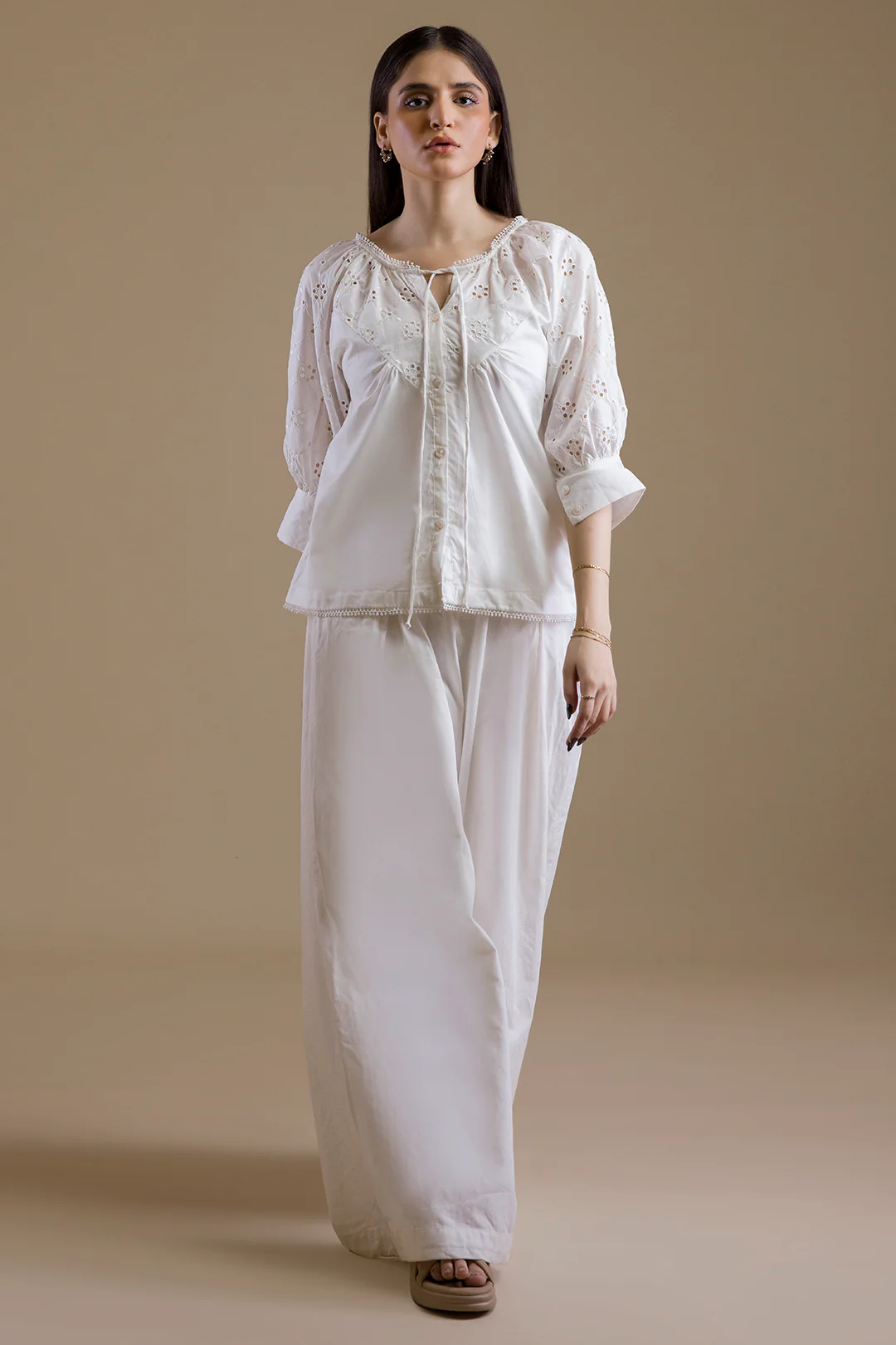 Eyelet Shell Top - 1377 - Image 5