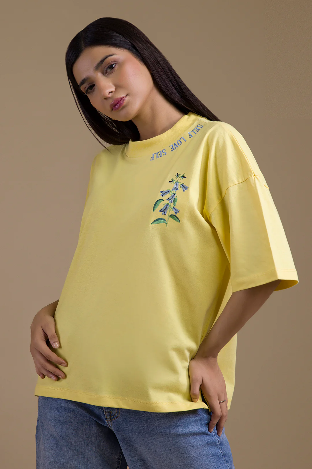Oversized Graphic T-Shirt - 5076 - Image 3